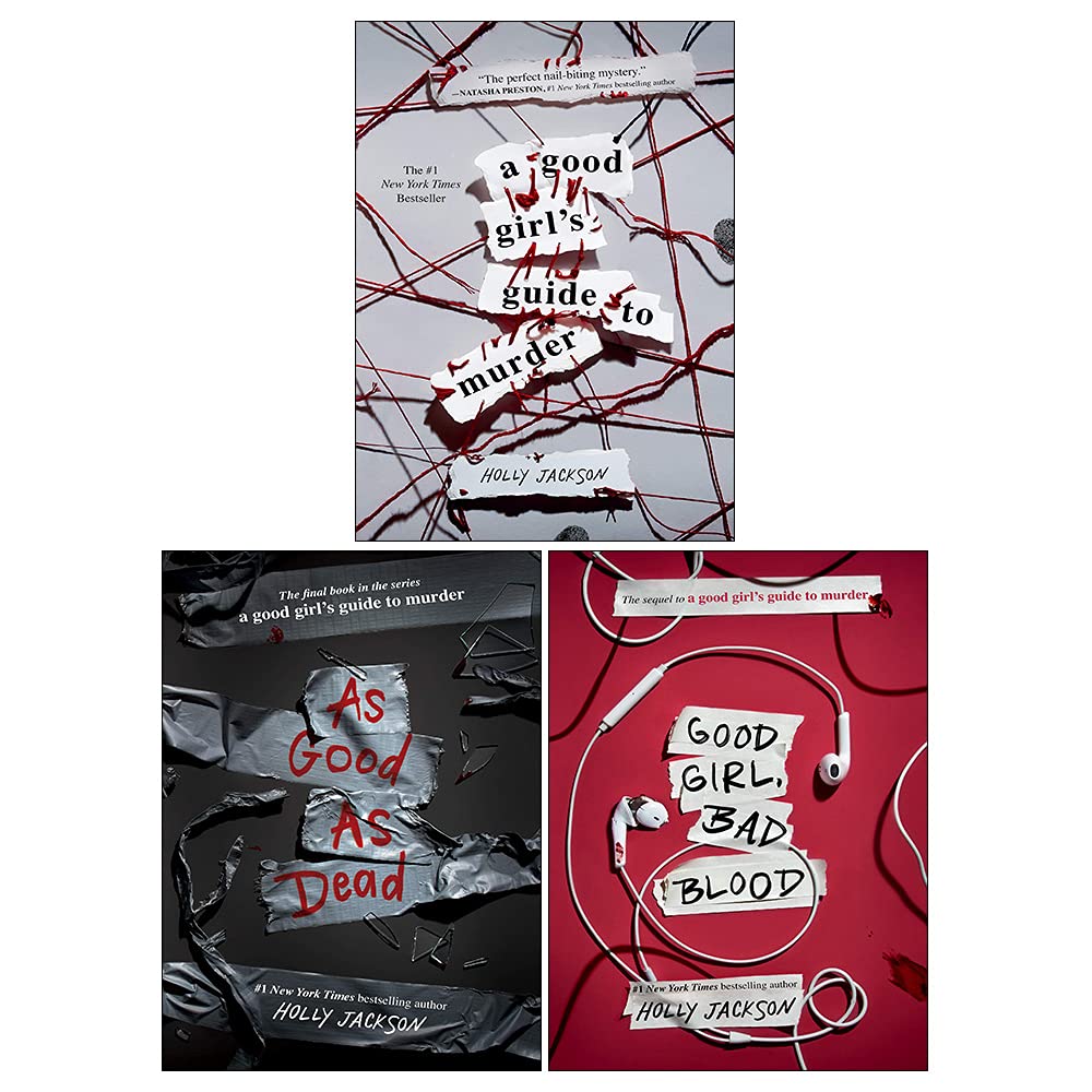 Holly Jackson 3 Books Collection Set (A Good Girl's Guide to Murder, Good Girl, Bad Blood, As Good as Dead)