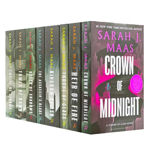 Throne of Glass Series Books 1 - 8 Collection Box Set by Sarah J Maas