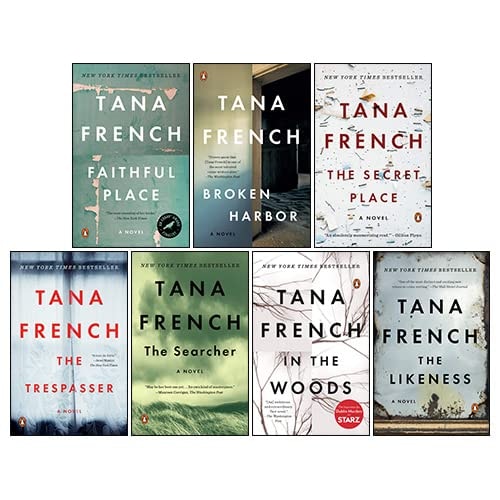 Dublin Murder Squad Series 7 Books Collection Set By Tana French (The Searcher, In the Woods, The Likeness, Faithful Place, Broken Harbor, The Secret Place, The Trespasser)