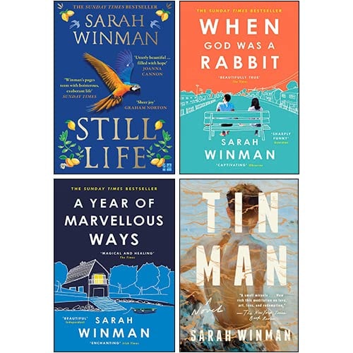 Sarah Winman 4 Books Collection Set(When God Was a Rabbit, Still Life, Tin Man, A Year of Marvellous Ways)