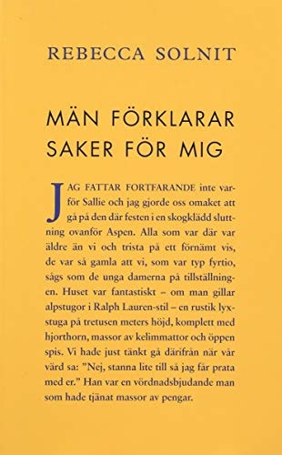Män förklarar saker för mig