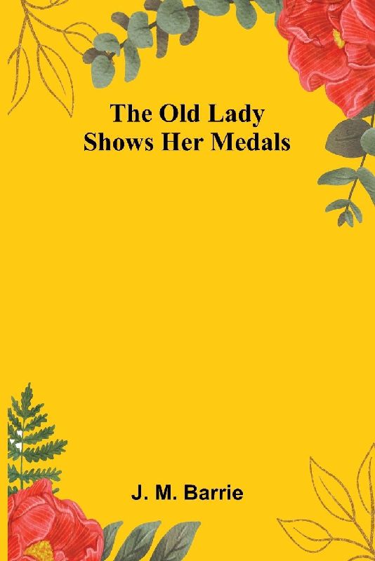 The old lady shows her medals