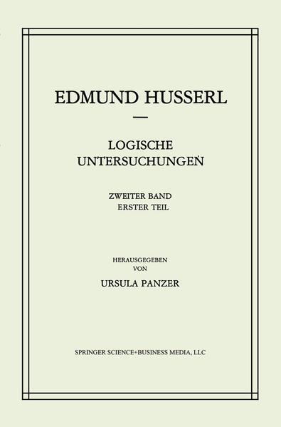 Logische Untersuchungen