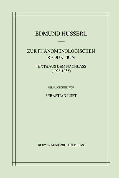 Zur Phänomenologischen Reduktion