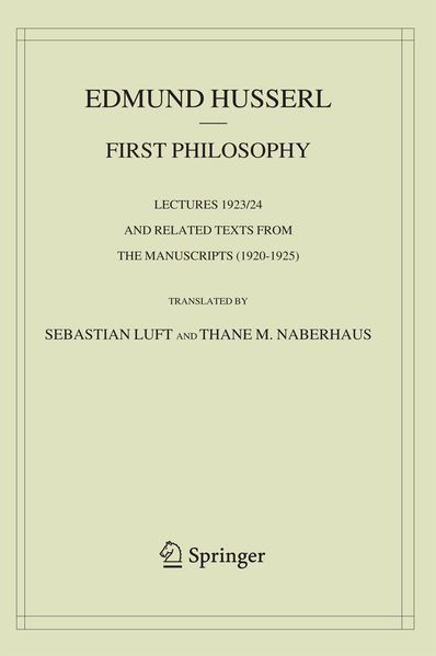 First Philosophy
