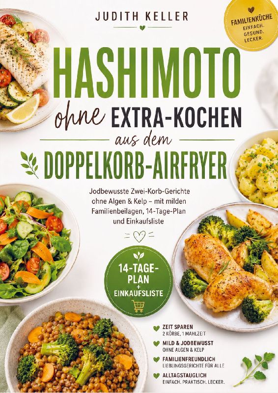 Hashimoto ohne Extra-Kochen aus dem Doppelkorb-Airfryer