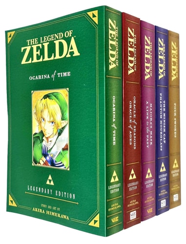 The Legend of Zelda Legendary Edition Collection 5 Books Set