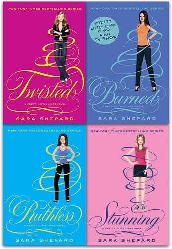 Pretty Little Liars Series 3 Collection Sara Shepard 4 Books Set (Twisted, Ruthless, Stunning, Burned)