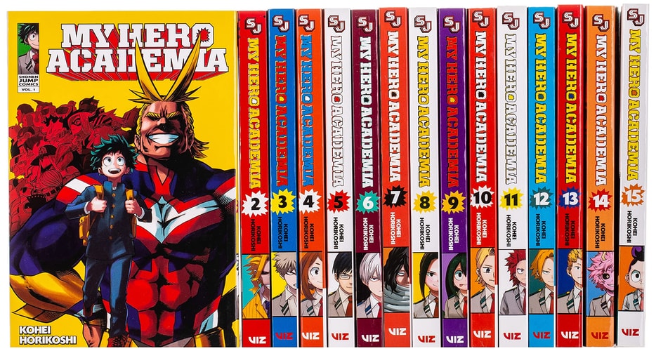 My Hero Academia Series(Vol 1-15) Collection 15 Books Set By Kohei Horikoshi