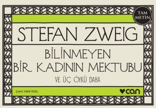 Bilinmeyen Bir Kadinin Mektubu ve Üc Öykü Daha Mini Kitap