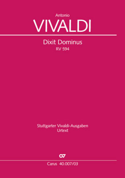 Dixit Dominus (Klavierauszug)