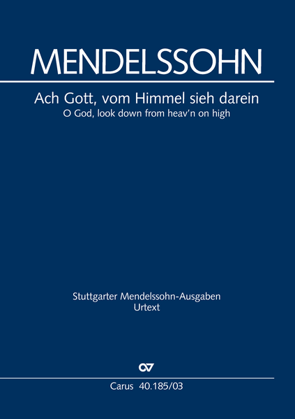 Ach Gott, vom Himmel sieh darein (Klavierauszug)