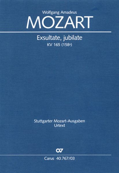 Exsultate, jubilate (Klavierauszug)