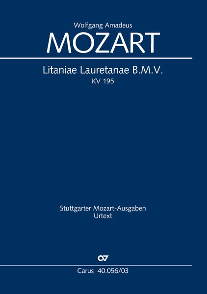 Litaniae Lauretanae B.M.V. in D (Klavierauszug)