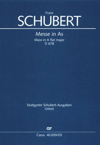 Messe in As (Klavierauszug)