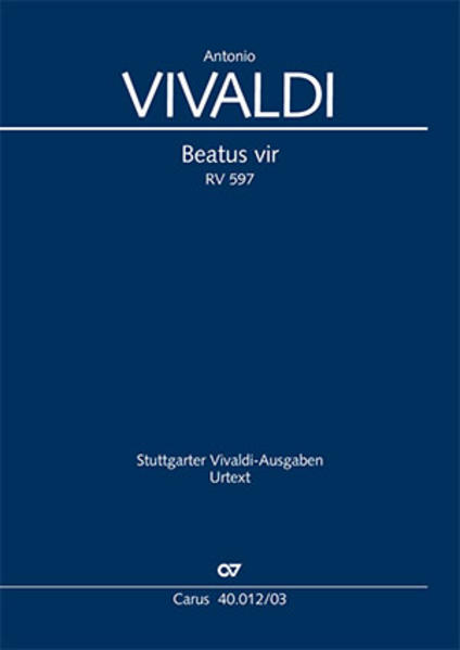 Beatus vir (Klavierauszug)