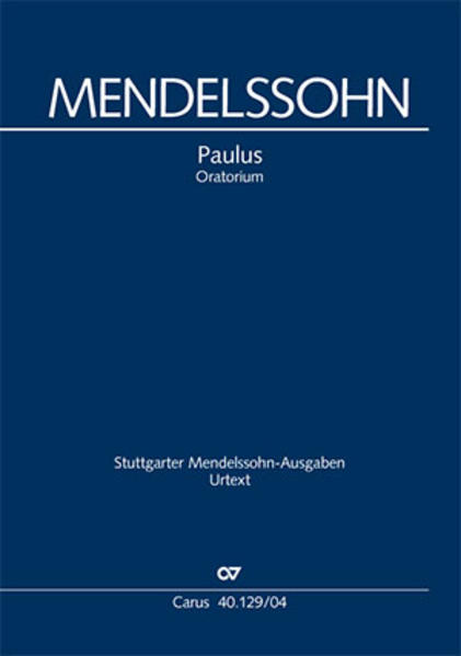 Paulus (Klavierauszug deutsch)