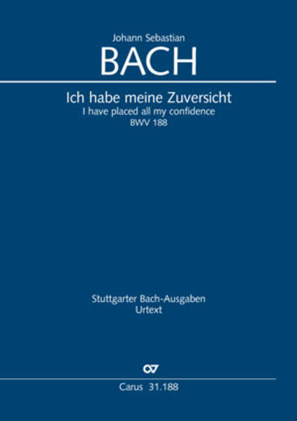 Ich habe meine Zuversicht (Klavierauszug)
