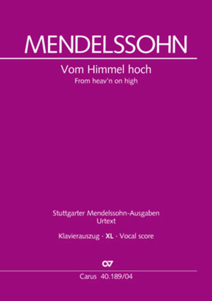 Vom Himmel hoch (Klavierauszug XL)