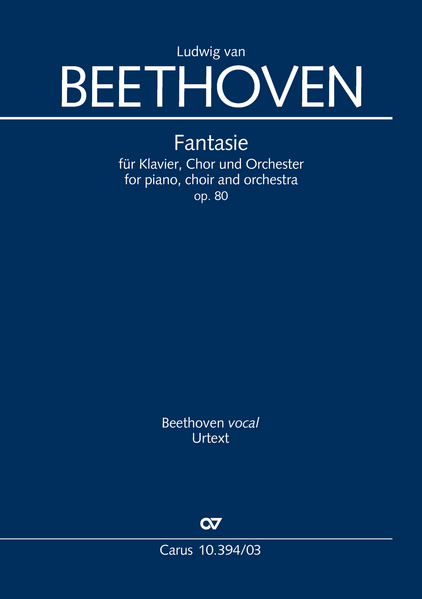 Fantasie für Klavier, Chor und Orchester (Klavierauszug)