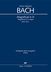 BACH: MAGNIFICAT IN D BWV 243