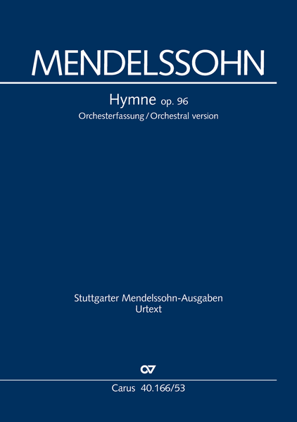 Hymne (Klavierauszug, auch Orgelauszug)