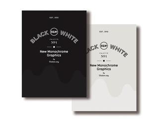 Palette 01: Black & White: New Monochrome Graphics: New Monochrome Graphics. Ed. Viction:ary