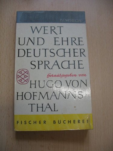Wert und Ehre deutscher Sprache