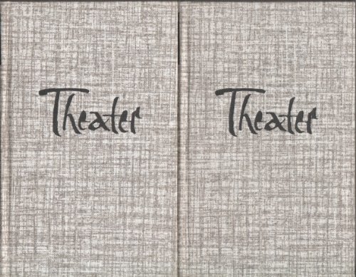 Theater. Bd. 2. Stücke und Komödien