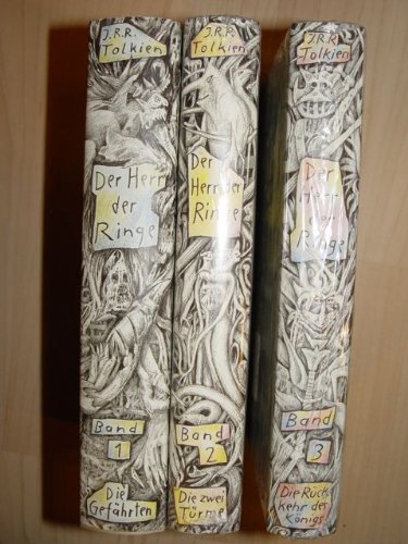 Herr der Ringe 3 Bände. die Gefährten, die zwei Türme, die Rückkehr des Königs