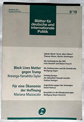 Blätter Für Deutsche Und Internationale Politik