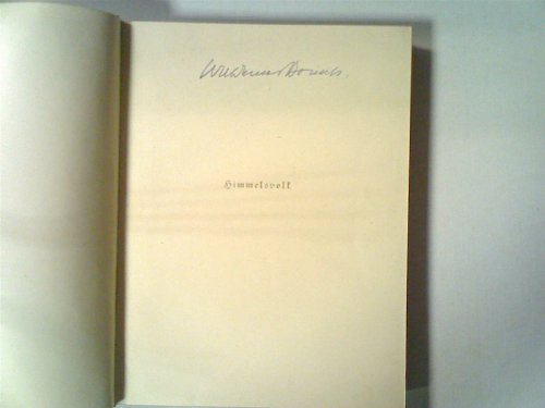 Waldemar Bonsels: Himmelsvolk - Ein Buch von Blumen, Tieren und Gott