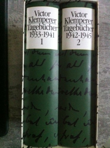Ich Will Zeugnis Ablegen Bis Zum Letzten Tagebucher 1933-41 & Tagebucher 1942-1945 VOL I & II