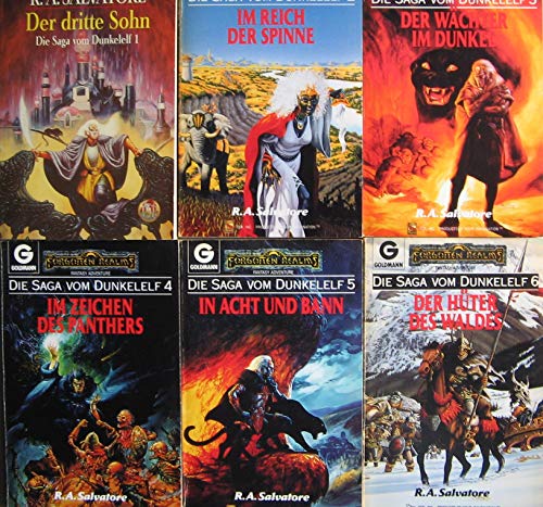 Die Saga vom Dunkelelf Band 1 bis 6 (Der dritte Sohn - Im Reich der Spinne - Der Wächter im Dunkel - Im Zeichen des Panthers - In Acht und Bann - Der Hüter des Waldes)