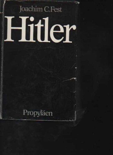 Fest Hitler, Ullstein Propyläen 1973, 2. Auflage, 1190 Seiten, Bilder, Schutzumschlag beschädigt