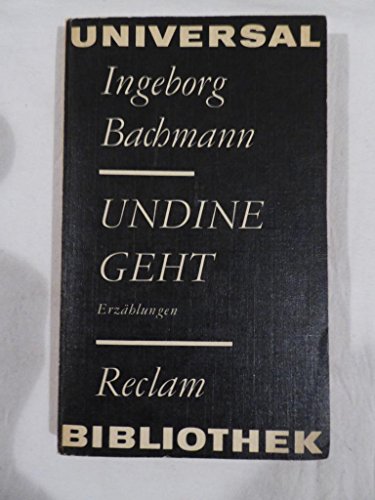 Undine geht. Erzählungen