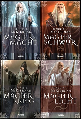 Der Krieg der Magier 4 Bände: Magiermacht, Magierkrieg, Magierschwur, Magierlicht