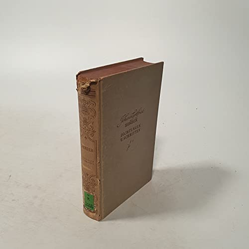 Dichtungen und Schriften. Eine Auswahl.