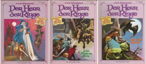 Tolkiens - Der Herr der Ringe Comic Band 1, 2 und 3 (Phantastic Comic nach dem weltberühmten Tolkien-Roman - Band 1, Band 2: in den Minen von Moria, Band 3: Im Lande Mordor)