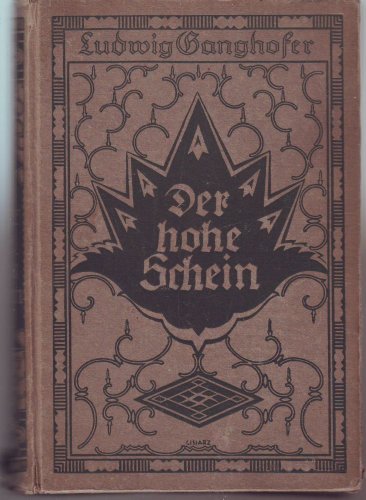 Der hohe Schein - Roman in zwei Bänden - Zweiter Band