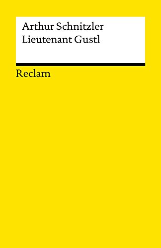 Lieutenant Gustl: Reclams Universal-Bibliothek