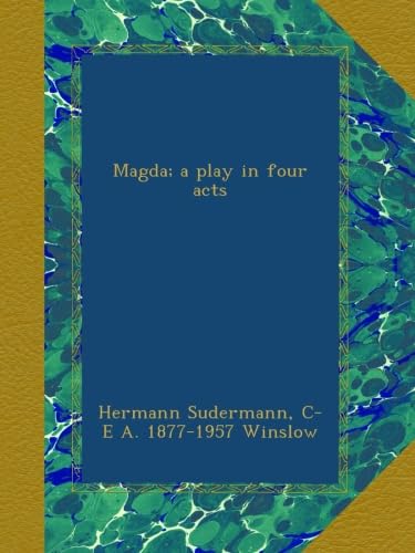 Magda; a play in four acts