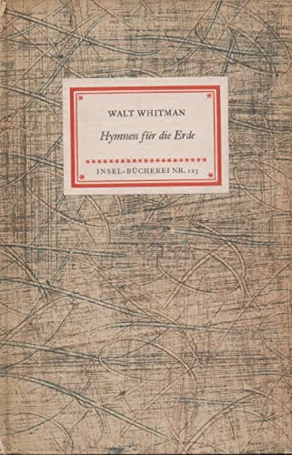 Hymnen für die Erde . Übertragen von Franz Blei.