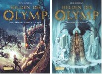 2 Bände im Hardcover-Set von Rick Riordan Helden des Olymp: 1. Der verschwundene Halbgott + 2. Der Sohn des Neptun