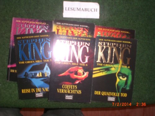 Buchpaket Stephen King - The Green Mile Band 1-6 von Bastei Lübbe