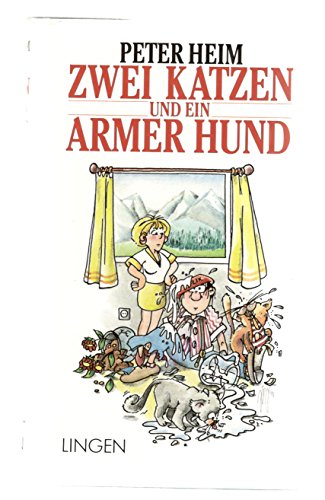 Zwei Katzen und ein armer Hund.