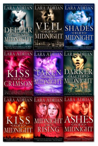 Lara Adrian The Midnight Breed 9 Books Collection Pack Set Deeper Than Midnight