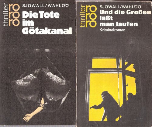 rororo-Krimiauswahl: Und die Großen läßt man laufen; Die Töte im Götakanal; Der Mann, der sich in Luft auflöste; Der Mann auf dem Balkon (4 Bände 1972-82)