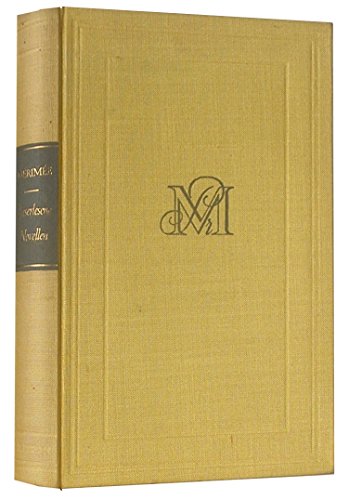 Auserlesene Novellen. [Tamango. Federigo. Die etruskische Vase. Colomba. Carmen. Die Venus von Ille. Das Gäßchen der Madame Lucrezia. Das Blaue Zimmer].