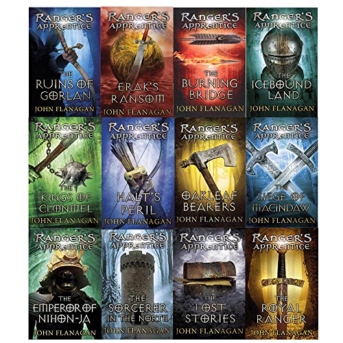 John Flanagan Ranger's Apprentice Collection 12 Books Set. (The ruins of Gorl...